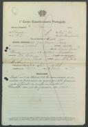 José Gomes Ferráz - Soldado - Regimento  de Infantaria nº29