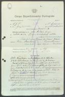 José Ribeiro Jorge - Soldado - C.A.P.