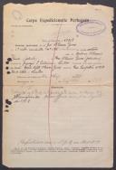 José de Oliveira Gomes - 1ºCabo Condutor