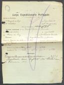 Manuel Inácio de Carvalho - Soldado - Regimento de Infantaria nº13