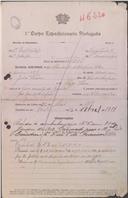 Manuel de Linhares Silva - Soldado - Regimento de Infantaria nº8