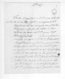 Carta do coronel Warrel, 1º ajudante de ordens, para José Maria Pereira Forjaz de Sampaio, corregedor de Coimbra, sobre licenças de pessoal.