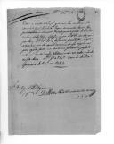 Ofício e relação de Manuel José Mascarenhas de Almada Castro N. Lobo para D. Miguel Pereira Forjaz, ministro e secretário de Estado dos Negócios da Guerra, sobre despesas de material para Bissau e Cabo Verde.