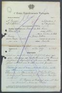 Manuel da Costa Ferreira - Soldado - Regimento de Infantaria nº8