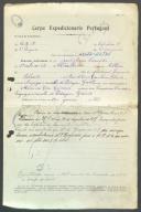 José Maria Fernandes - 1ºCabo - Regimento de Infantaria nº15