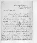 Correspondência de Guilherme Morris, ajudante de campo, para D. Miguel de Pereira Forjaz, ministro e secretário de Estado dos Negócios da Guerra, sobre um prisioneiro.