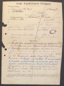 Manuel Fidalgo Cordeiro - Soldado - R.I.1