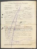 Francisco Vila Verde - 2ºSargento - Regimento de Infantaria nº29