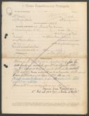 Manuel José Marques - Soldado - Regimento de Infantaria nº29
