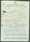 José Tomás Rodrigues - Soldado - Corpo de Artilharia Pesada