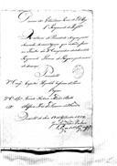 Conselho de investigação feito ao soldado Tomás do Rosário, do 1º Regimento de Infantaria da Divisão dos Voluntários Reais d'El-Rei, pelo crime de deserção.