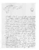 Carta de Antónia Florência de Andrade Rubim para D. Miguel Pereira Forjaz, ministro e secretário de Estado dos Negócios da Guerra, sobre pessoal.