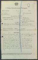 Manuel Dias Cachada - Soldado - Regimento de Infantaria nº3