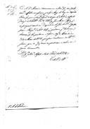 Correspondência trocada entre o visconde de Alhandra e o conde de Barbacena Francisco relativa à execução das ordens régias para que o sargento-ajudante José Maria da Paz, do Corpo de Artilharia da extinta Divisão dos Voluntários Reais d'El-Rei, regresse ao Regimento de Artilharia nº 1.