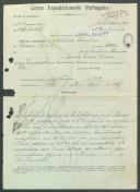 António Francisco - Soldado - Regimento de Infantaria nº24