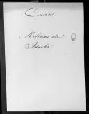 Correspondência entre várias entidades sobre relações dos Regimentos de Milícias de Idanha, dos oficiais reformados e demitidos com serviço em duas ou mais campanhas na Guerra Peninsular, historial do tempo de serviço e direito à cruz de condecoração, oficiais a quem pertence a cruz nº 3 e aposentações.