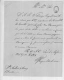 Correspondência do tenente-general Estribeiro-mor, comandante do Regimento de Mecklemburg, para António de Araújo de Azevedo, secretário de Estado dos Negócios da Guerra, solicitando caçadores e balas para as reais caçadas de Vila Viçosa. 