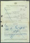 Manuel José Lopes - Soldado - G.C.Adm. Militar