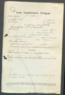 Manuel Brás da Silva - Soldado - Regimento de Infantaria nº15