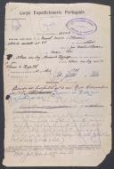 Manuel Mendes de Oliveira - Soldado Condutor