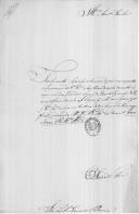 Ofício de José S. Loureiro Borges, juiz de fora de Torres Novas, para o secretário de Estado dos Negócios da Guerra, a enviar a certidão do auto de vistoria que mandou efectuar ao quartel daquela vila, devido ao mau estado em que este se encontrava.