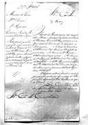 Correspondência de Joaquim Bernardino de Sena para o conde de Subserra, acerca da inspecção fiscal e liquidação das contas da Divisão de Voluntários Reais d'El-Rei.