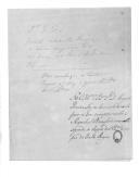 Carta do príncipe regente para o marechal  William Carr Beresford, comandante-em-chefe do Exército, sobre promoções de oficiais.