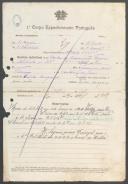Autero da Circuncisão Ferreira - Soldado - Regimento de Infantaria nº10