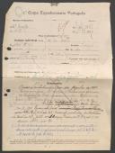 José da Mota - Soldado - Regimento  de Infantaria nº29