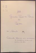 Relação nominal dos oficiais da Infantaria e Cavalaria que morreram de moléstias desde 9 de Março de 1809 até ao presente, pelo major Vicente José de Almeida, comandante interino.