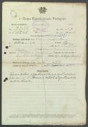 Albano de Sousa Alves - Soldado - Regimento de Infantaria nº32
