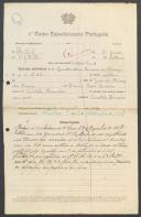 Constantino Ferreira de Araújo - Soldado - Regimento de Obuses de Campanha