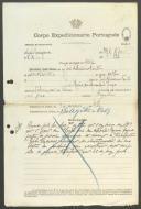José Feliciano Fontes - Soldado - G.C.Adm. Militar
