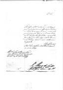 Correspondência do ajudante-general D. Álvaro da Costa para José de Barros e Abreu e Joaquim Cláudio de Barbosa e Pita, comandantes do 2º Regimento de Cavalaria da Divisão de Voluntários Reais d'El-Rei, acerca de assuntos relacionados com o regimento do seu comando.