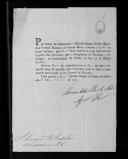 Ofício de Manuel de Brito Mouzinho para o comandante do Batalhão de Caçadores 6 sobre ferido e remessa de guia para ser recebido na Companhia dos Veteranos.