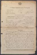 Joaquim Freire de Sousa Lopes - 1ºcabo - Regimento de Infantaria nº18