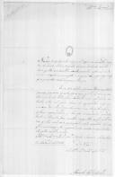 Correspondência de Manuel Ferreira Sarmento Pimentel, dirigido ao tenente-general João de Ordaz e Queirós, inspector da Arma de Cavalaria relativo à chegada de cavalos de remonta doentes e ao alojamento do pessoal que os acompanha, em casas particulares.