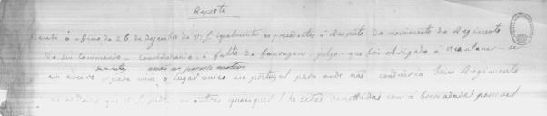 Correspondência do tenente-coronel Francisco da Silveira Pinto da Fonseca, comandante do Regimento de Cavalaria de Bragança, para o barão de Carové, inspector geral da Cavalaria, sobre requerimentos de soldados e acerca do estado daquele Regimento.