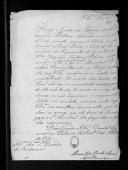Ofício de Manuel de Brito Mouzinho para o visconde de Barcarena sobre uma licença concedida.