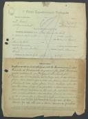 Luís Maria da Costa - Soldado - Regimento de Infantaria nº29