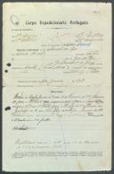 Manuel dos Reis - Soldado - Regimento de Infantaria nº15