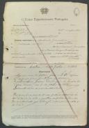António Gonçalves - Soldado - Regimento de Infantaria nº3