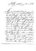Correspondência de D. José Pedro da Câmara, comandante do Regimento de Dragões de Olivença, para Miguel de Arriaga Brum da Silveira, sobre promoções de oficiais, fardamento e pedindo licença para ir à presença do marechal-general.