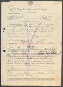 Serafim da Silva Lourenço - 2ºSargento - Regimento de Infantaria nº29