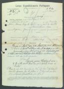 António de Castro - Soldado - Regimento de Infantaria nº20