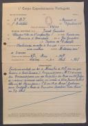 Jacinto Gonçalves - Soldado - R.I.1.