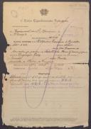 Felismino Francisco de Carvalho - Soldado - Regimento de Sapadores Mineiros