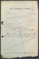 Miguel António de Azevedo - Soldado - Regimento de Infantaria nº3