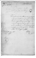 Correspondência de Ricardo Blunt, comandante do Depósito de Recrutas, para D. Miguel Pereira Forjaz, ministro e secretário de Estado dos Negócios da Guerra, sobre saúde, informações sobre os franceses, abastecimentos, contabilidade, situação do Hospital Militar de Peniche e Caldas, relação das crianças orfãs encontradas no hospital de Peniche, uniformes e deserções.