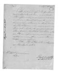 Aviso (minuta) do barão de Molelos para o conde de Sampaio António sobre o envio de documentos